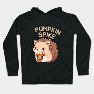 Cute Kawaii Hedgehog Pumpkin Spice Lover Funny Mom Fall Season Hoodie